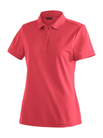 Maier Sports Koszulka funkcyjna polo "Ulrike" w kolorze czerwonym