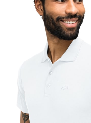 Maier Sports Funkcyjna koszulka polo "Ulrich" w kolorze białym