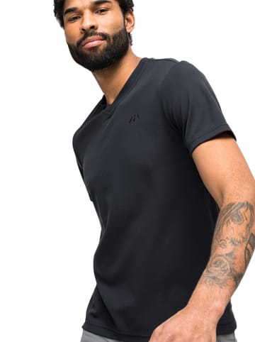 Maier Sports Functioneel shirt "Wali" zwart