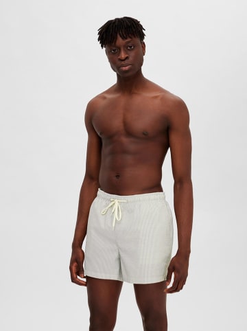 SELECTED HOMME Badeshorts "Cooper" in Creme