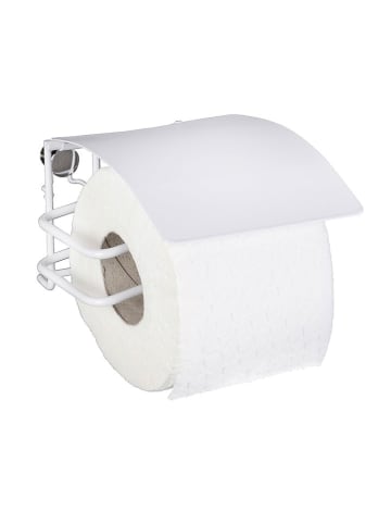 Wenko Toiletrolhouder "Classic Plus" wit - (B)14 x (H)9 x (D)14 cm