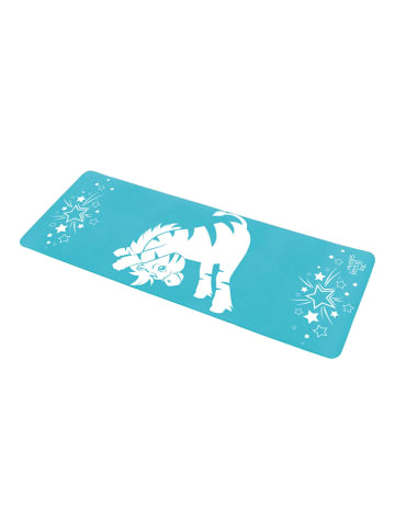 moses. Kinder-Yogamatte "Aktiv" in Hellblau - (L)55 cm