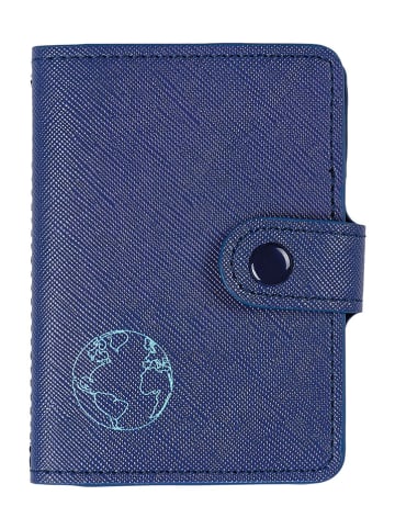moses. Pasetui "Reislust" donkerblauw - (B)8 x (H)10,2 x (D)1 cm