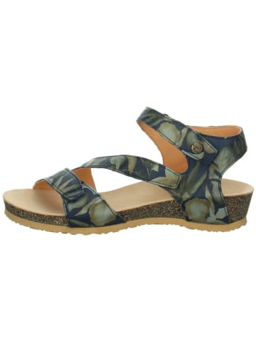 Think! Leder-Sandalen "Dumia" in Dunkelblau/ Grün