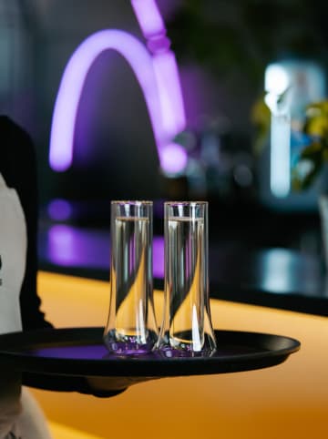 Vialli Design 2-delige set: champagneglazen - 140 ml