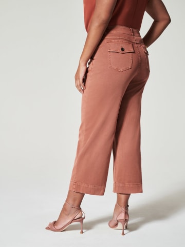 Spanx Spodnie w kolorze szaroróżowym