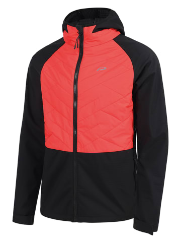 Protective Hybridjacke "Groove" in Schwarz/ Rot