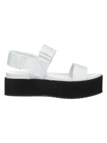 Calvin Klein Sandalen wit/zwart