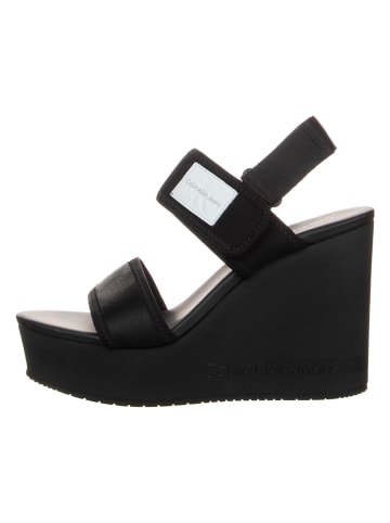 Calvin Klein Keilsandaletten in Schwarz