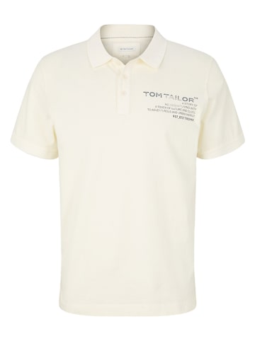 Tom Tailor Poloshirt in Creme