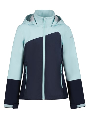 Icepeak Softshelljas "Kahla" turquoise/donkerblauw