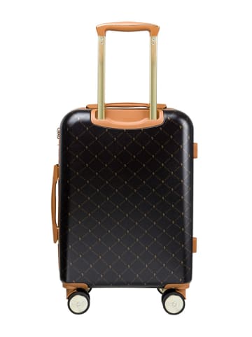 Puccini Hardcase-Trolley "Saint Tropez" in Schwarz - (B)39 x (H)55 x (T)20 cm