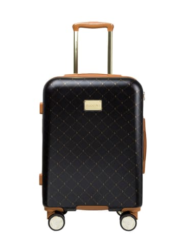 Puccini Hardcase-Trolley "Saint Tropez" in Schwarz - (B)39 x (H)55 x (T)20 cm