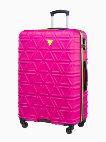 Puccini Hardcase-Trolley "California" in Pink - (B)50 x (H)77 x (T)28 cm