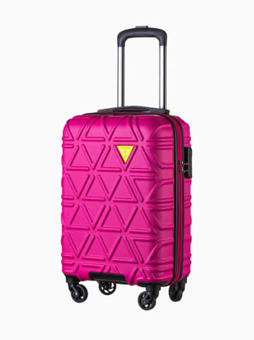 Puccini Hardcase-trolley "California" roze - (B)34 x (H)54 x (D)20 cm