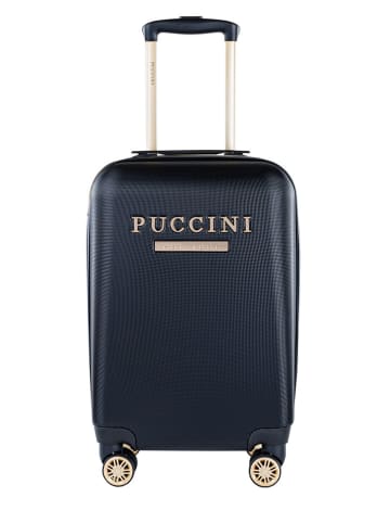 Puccini Hardcase-Trolley "Los Angeles" in Schwarz - (B)34 x (H)54 x (T)20 cm