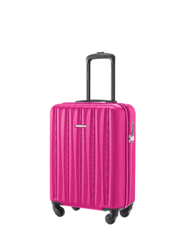 Puccini Hardcase-Trolley "Bali" in Pink - (B)38 x (H)55 x (T)20 cm