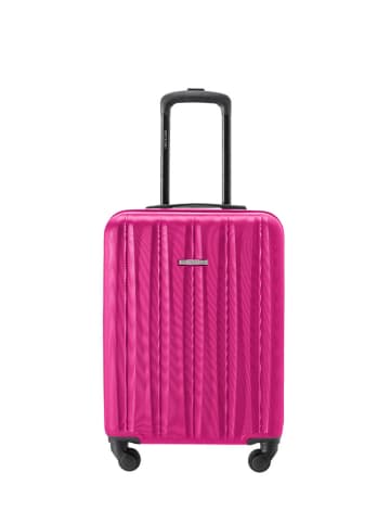 Puccini Hardcase-Trolley "Bali" in Pink - (B)38 x (H)55 x (T)20 cm