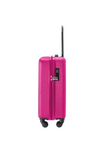 Puccini Hardcase-Trolley "Bali" in Pink - (B)38 x (H)55 x (T)20 cm