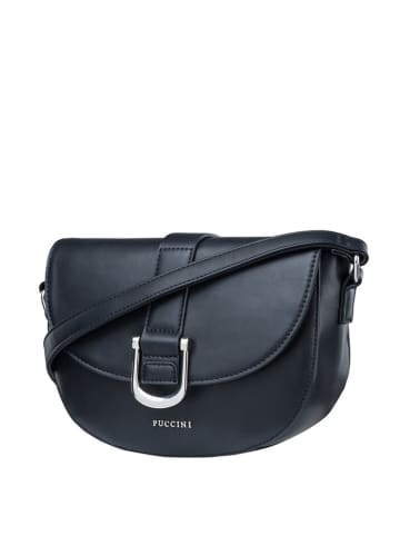 Puccini Umhängetasche "Timeless" in Dunkelblau - (B)22 x (H)17 x (T)7,5 cm