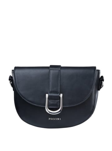 Puccini Umhängetasche "Timeless" in Dunkelblau - (B)22 x (H)17 x (T)7,5 cm