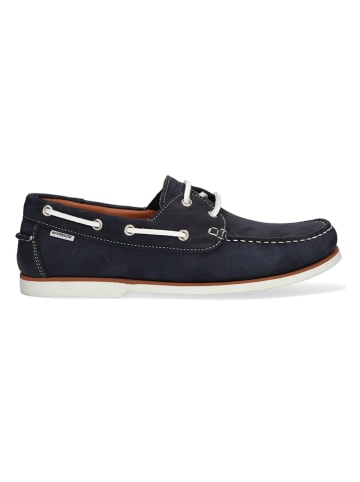 McGregor Leren mocassins "Boaty" donkerblauw