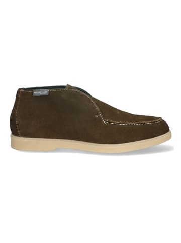 McGregor Leren mocassins "Lobby 1" donkergroen