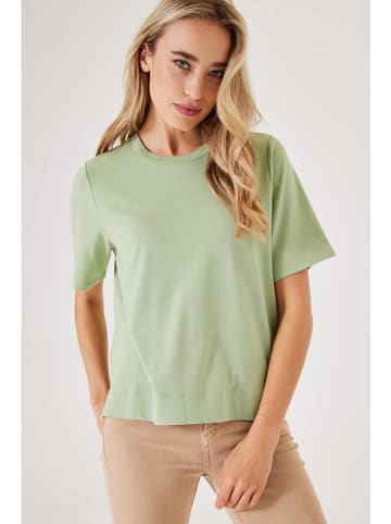 Garcia Koszulka w kolorze zielonym