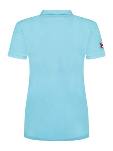 Canadian Peak Koszulka polo "Kellyeak" w kolorze błękitnym