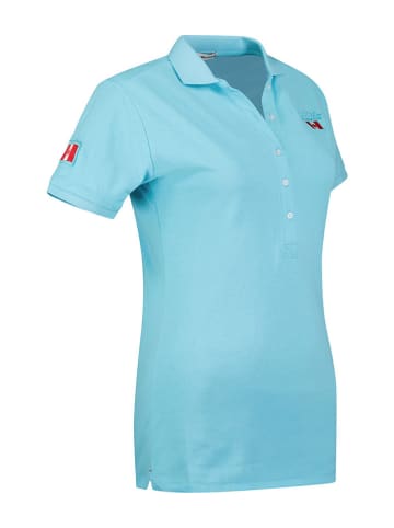 Canadian Peak Koszulka polo "Kellyeak" w kolorze błękitnym