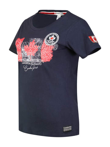 Canadian Peak Koszulka "Jarryeak" w kolorze granatowym