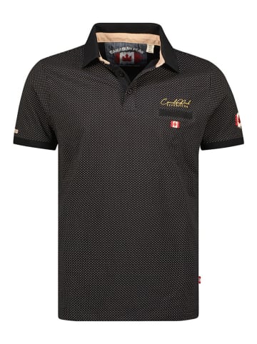 Canadian Peak Koszulka polo "Kingdomeak" w kolorze czarnym