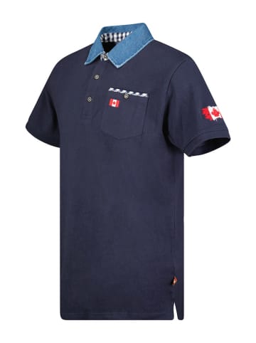 Canadian Peak Koszulka polo "Kerwineak" w kolorze granatowym