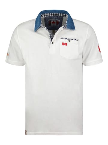 Canadian Peak Koszulka polo "Kerwineak" w kolorze białym