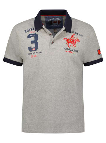 Canadian Peak Koszulka polo "Klubeak" w kolorze szarym