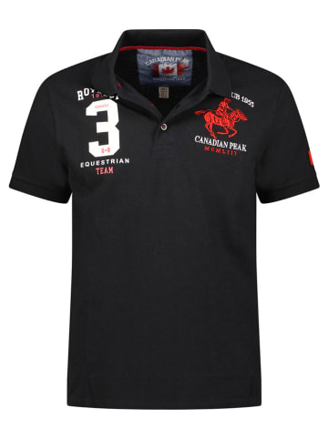 Canadian Peak Koszulka polo "Klubeak" w kolorze czarnym
