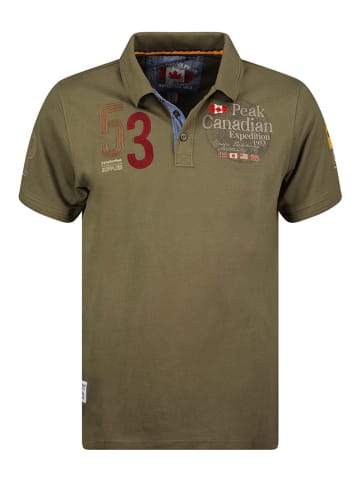 Canadian Peak Koszulka polo "Kelaneak" w kolorze khaki