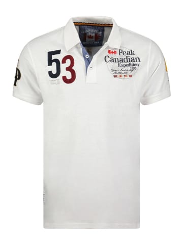 Canadian Peak Poloshirt "Kelaneak" in Weiß