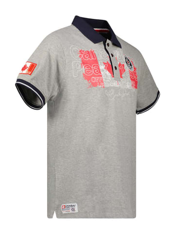 Canadian Peak Koszulka polo "Kutteak" w kolorze jasnoszarym