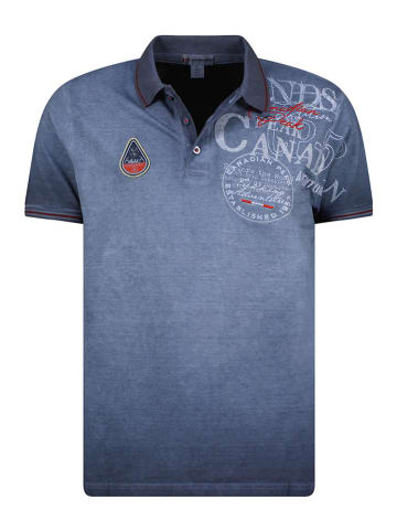 Canadian Peak Koszulka polo "Kadventureak" w kolorze granatowym