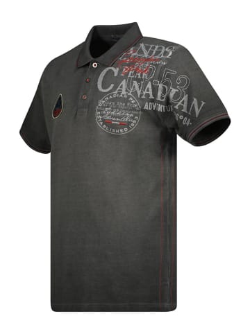 Canadian Peak Koszulka polo "Kadventureak" w kolorze czarnym