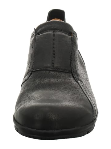 Think! Leder-Slipper "KIng" in Schwarz