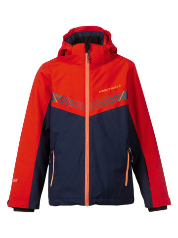 Fischer Ski-/ Snowboardjacke "Kufstein" in Rot/ Dunkelblau