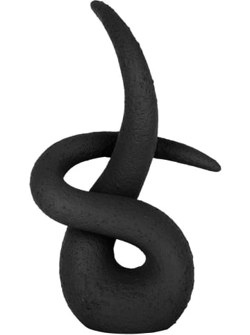 Present Time Dekoracja "Knot" w kolorze czarnym - wys. 20 cm