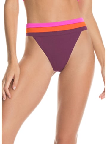 Maaji Dwustronne figi bikini w kolorze fioletowym ze wzorem