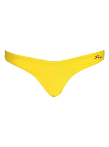 Karl Lagerfeld Figi bikini w kolorze żółtym