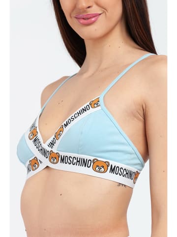 Moschino Beugelloze beha lichtblauw