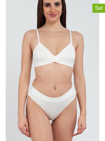Moschino Figi (2 pary) w kolorze białym