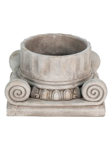 Clayre & Eef Bloempot grijs - (B)24 x (H)14 x (D)23 cm