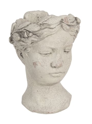Clayre & Eef Doniczka w kolorze beżowym - 18 x 25 x 17 cm